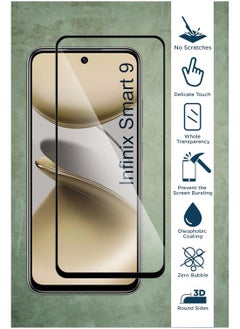 Fankalo [2 Pack]Screen Protector for Infinix Smart 9/ Infinix Hot 50i High Transmittance Glass Scratch Resistant Tempered Glass  - Image 3