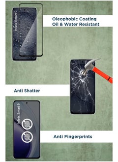 Fankalo [2 Pack]Screen Protector for Infinix Smart 9/ Infinix Hot 50i High Transmittance Glass Scratch Resistant Tempered Glass  - Image 4