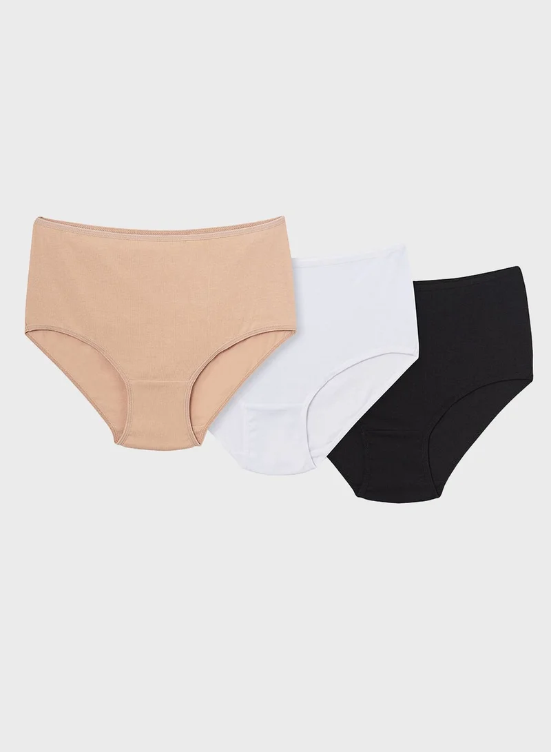 dagi 3 Pack High Leg Brief