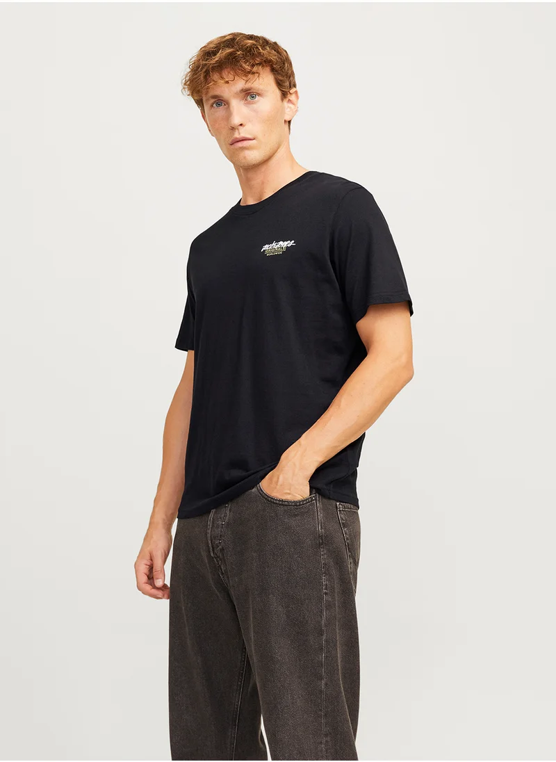 JACK & JONES Graphic Crew Neck T-Shirt