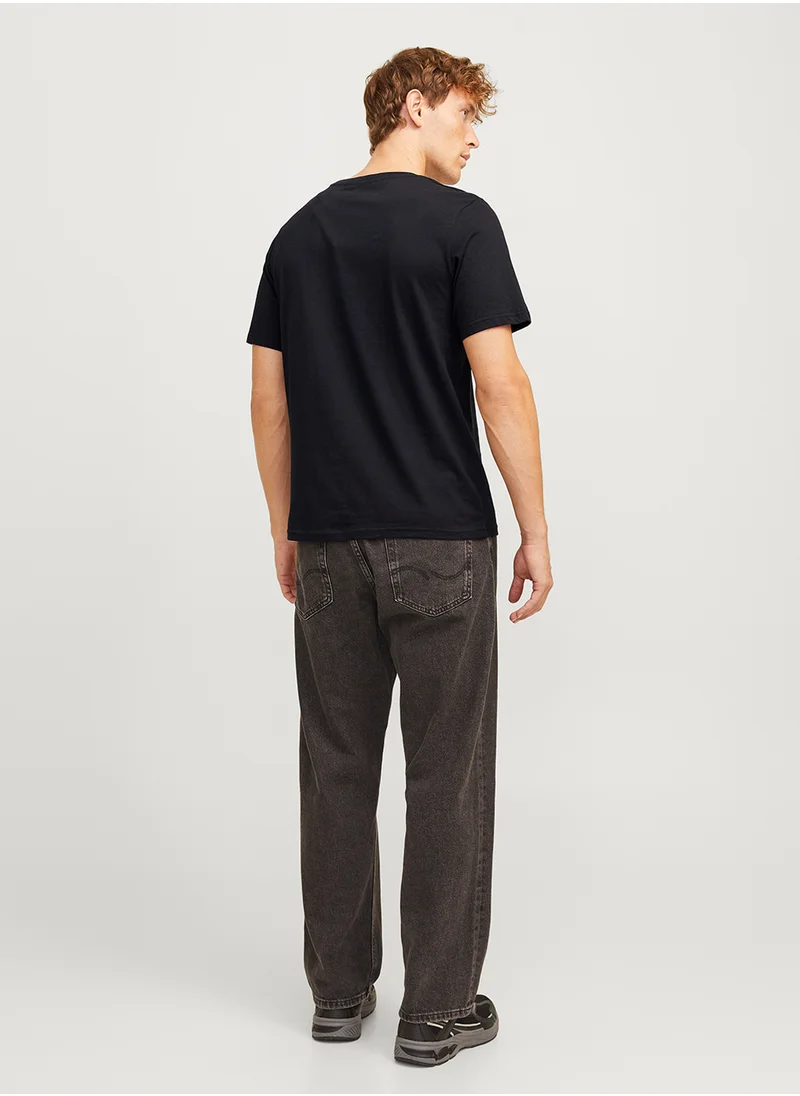 JACK & JONES Graphic Crew Neck T-Shirt