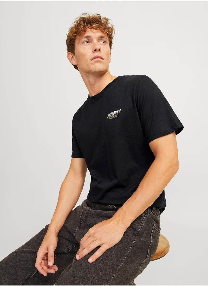 JACK & JONES Graphic Crew Neck T-Shirt