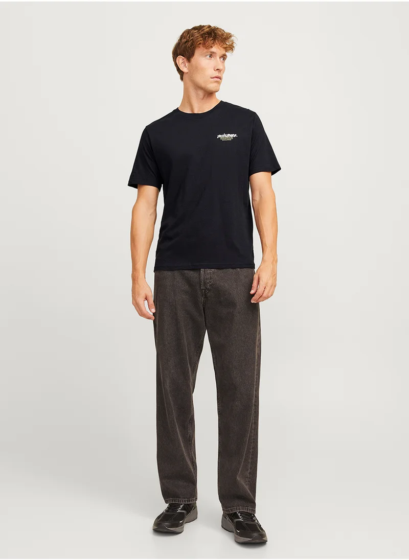 JACK & JONES Graphic Crew Neck T-Shirt
