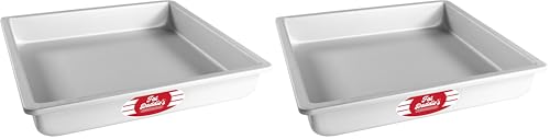Fat Daddio's PSQ-552 Anodized Aluminum Square Cake Pan, 5 x 2 Inch - Image 1