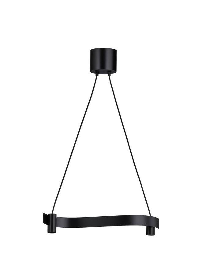 Zaboon Pendant lamp, wave shaped/black, 60 cm  - Image 1