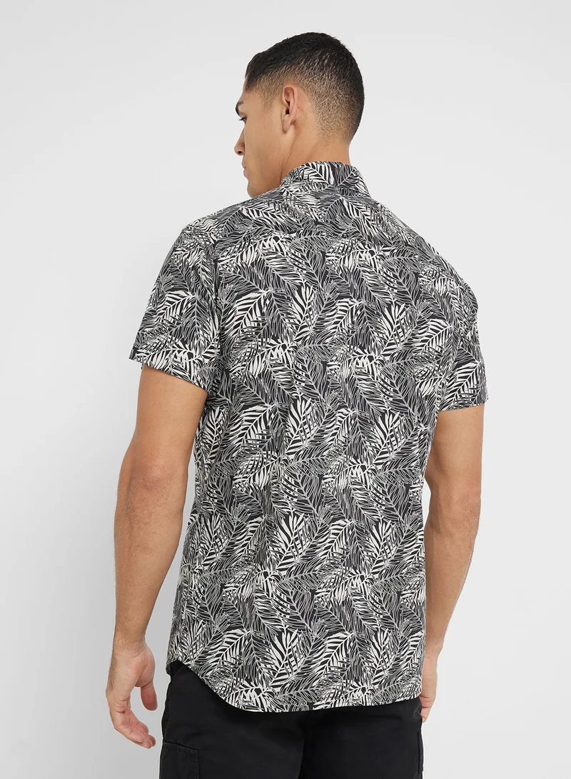 JJ Rebel poplin regular fit shirt