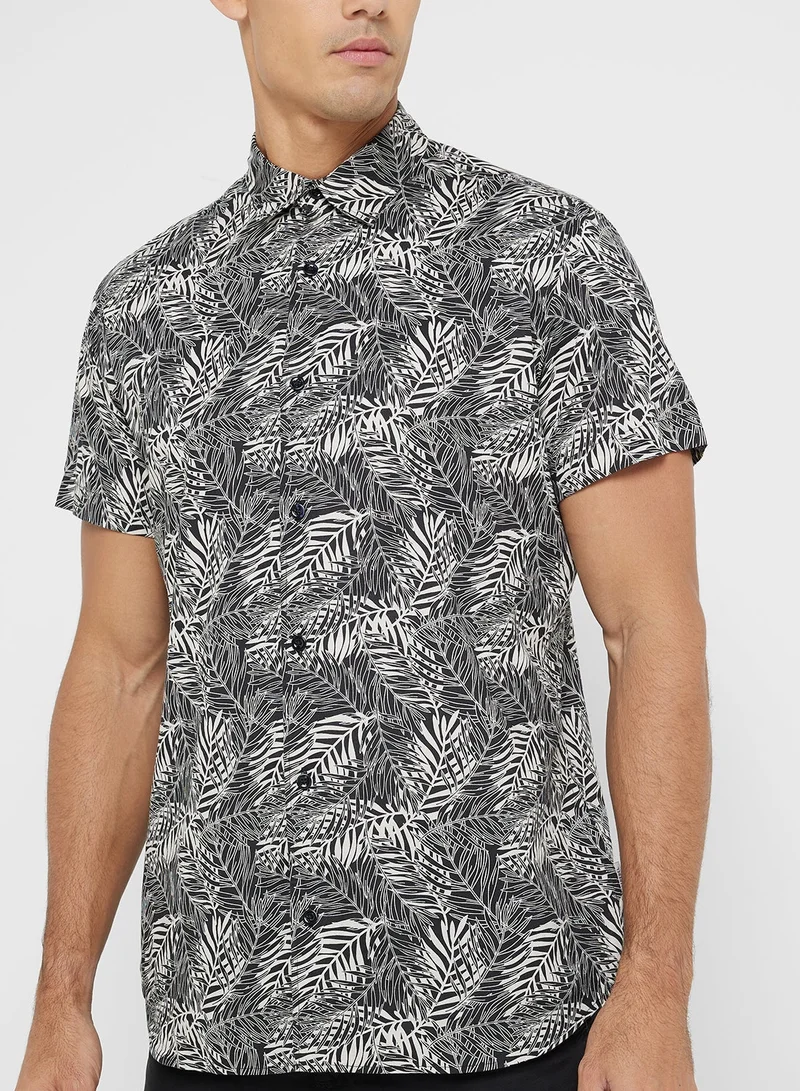 JJ Rebel poplin regular fit shirt