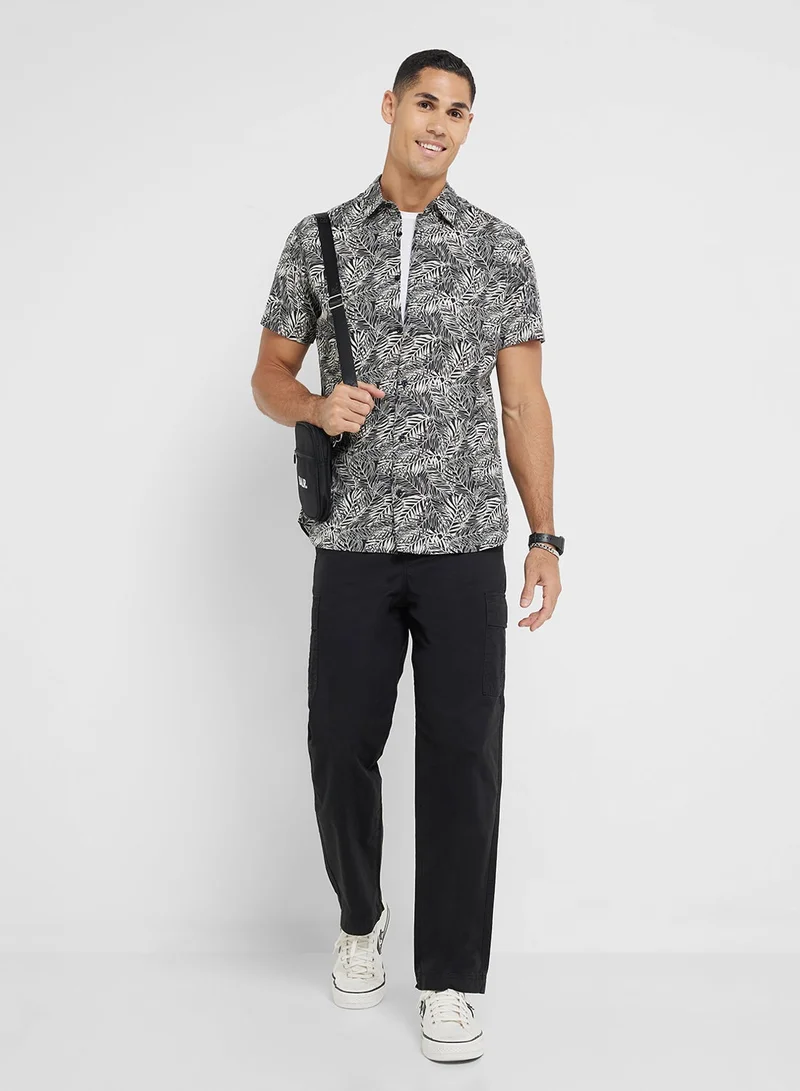 JJ Rebel poplin regular fit shirt