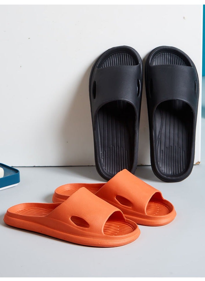 Slippers Indoor Home Anti-Slip Shower Bathing Shoes Slippers Non-Slip Slippers Garden Shoes Home Slippers Men's Plastic Shoes Sandals - Image 2