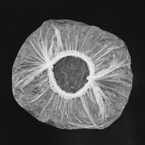 PIRU Shower Caps, Pack of 50, Reusable Hair Bath Caps for Men & Women, Free Size - Image 3