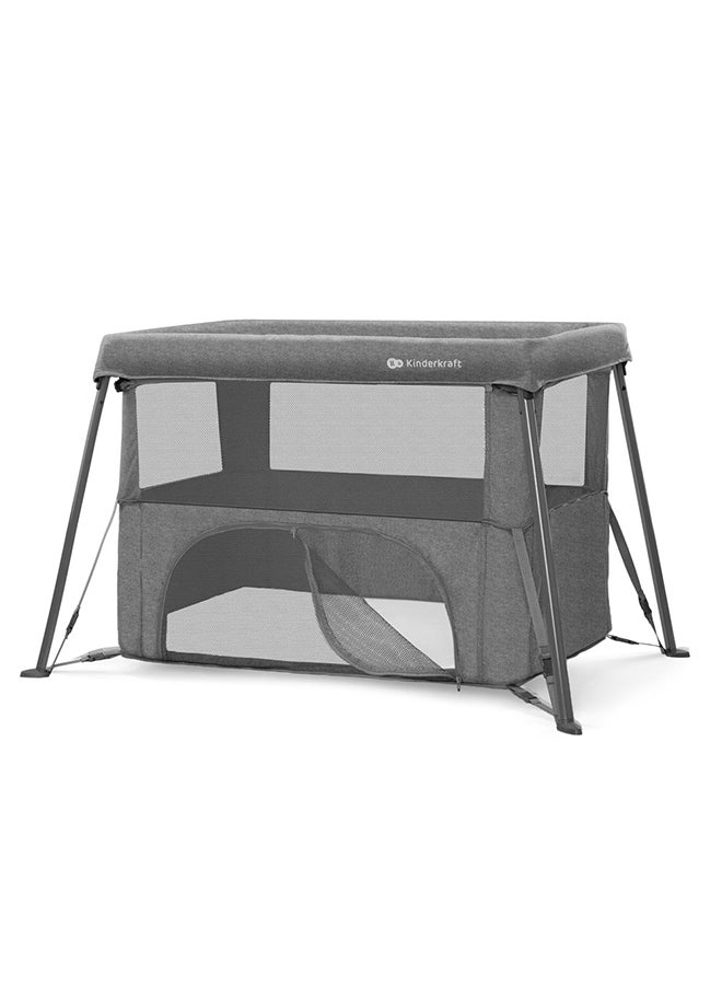 Kinderkraft Cami 3-In-1 Baby Cot - Grey - Image 3
