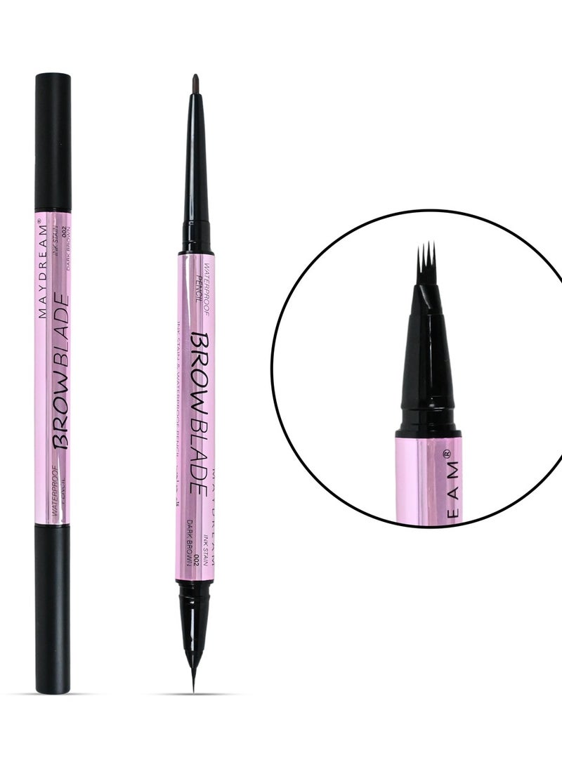 مي دريم قلم آيلاينر شعره شعره: قلم آيلاينر دقيق برأس يشبه الفرشاة، يمنحك تحديدًا شعرة بشعرة لمظهر آيلاينر طبيعي أو دراماتيكي بسهولة وثبات طويل - Image 2