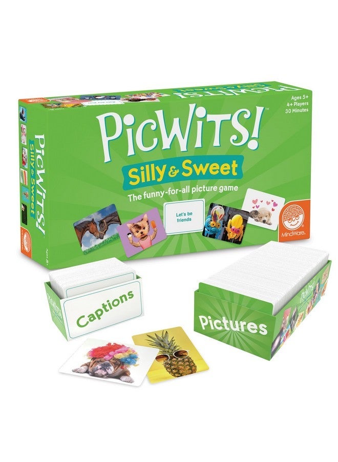 مايندوير MindWare PicWits, مضحك سريع الذكاء صورة التسميات التوضيحية لعبة الوباطس, اللعب السريع لمدة 30 دقيقة, الأعمار 5 فما فوق - سخيفة وحلوة - Image 1