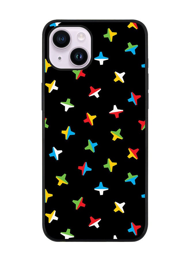 Stylizedd - Rugged Black edge case for Apple iPhone 14 Plus Slim fit Soft Case Flexible Rubber Edges Anti Drop TPU Gel Thin Cover - Twofaced Ex's - Image 1