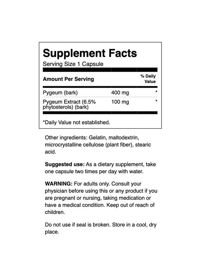 SWANSON مكمل بايجوم العشبي لصحة الرجال (120 كبسولة كل منها 400 ملغ) عبوتان - Image 3