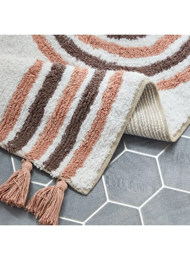 Home Box Milton Rustic Cotton Bath Mat - 50x80 cm