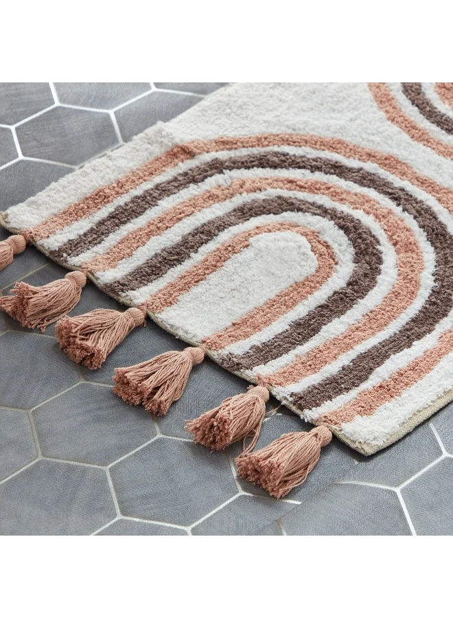 Home Box Milton Rustic Cotton Bath Mat - 50x80 cm