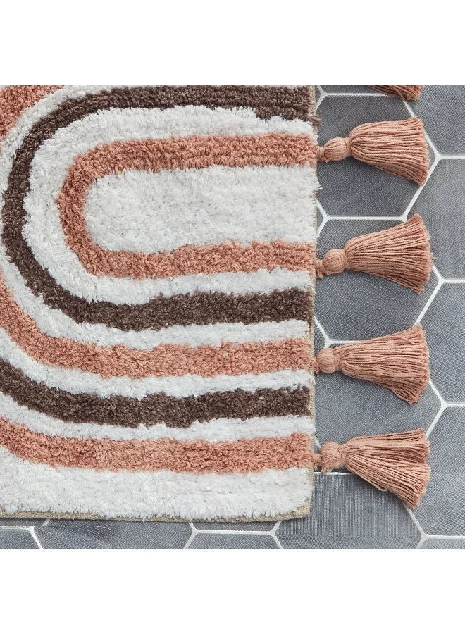 Home Box Milton Rustic Cotton Bath Mat - 50x80 cm