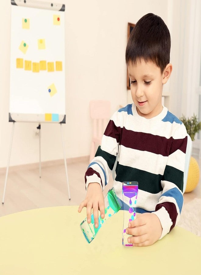 CARTSHOPPER Liquid Motion Bubbler Timer Sensory Toys for Relaxation,Water Motion Timer Fidget Toy Anxiety Toys for All Age,drip Oil Motion Bubble Sensory Play for Office Home Table Decoration (2 PACK) - Image 2