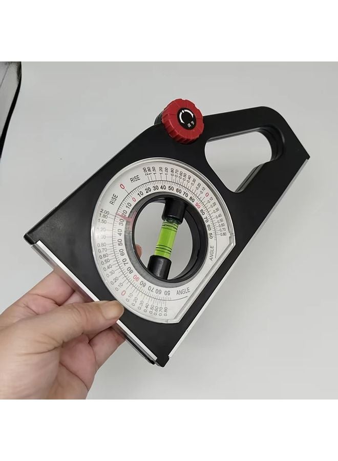 أداة قياس مستوى مغناطيسي عالية الدقة سوداء محمولة مع منحدر - Image 4
