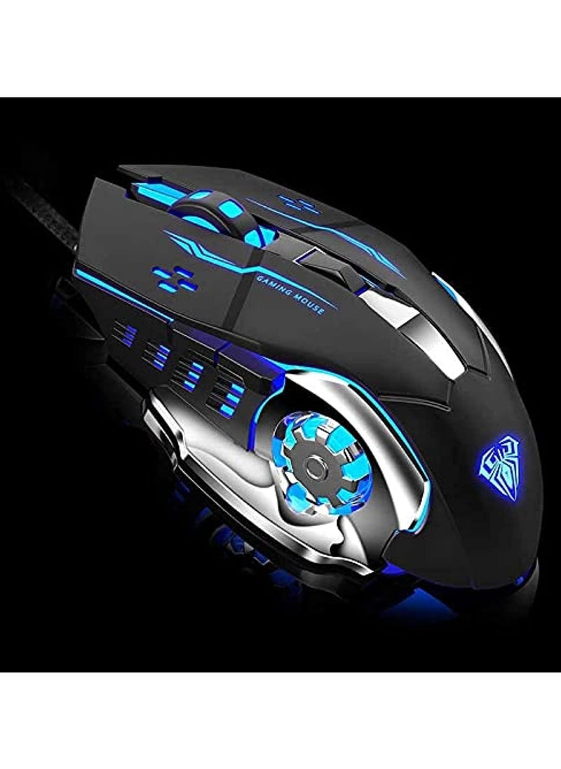AULA - Mouse S20 3200 Dpi LED Macro Gaming Mouse - Image 1