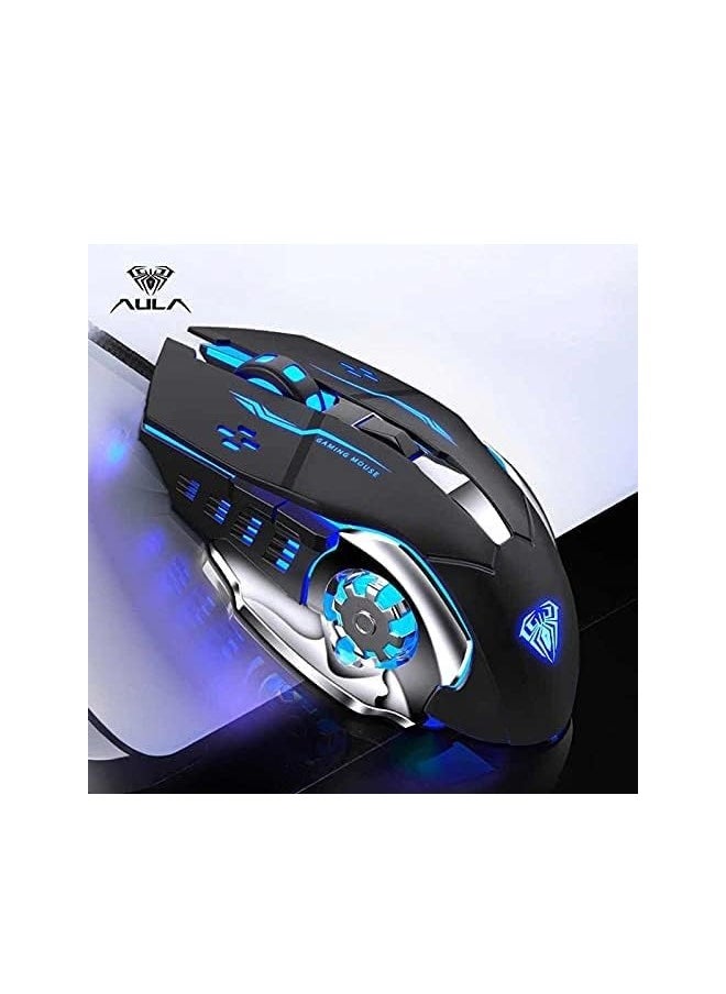 AULA - Mouse S20 3200 Dpi LED Macro Gaming Mouse - Image 1