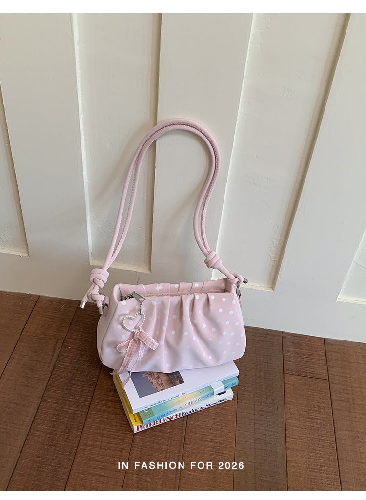 Korean Style Bow Shoulder Bag Crossbody Bag - Image 5