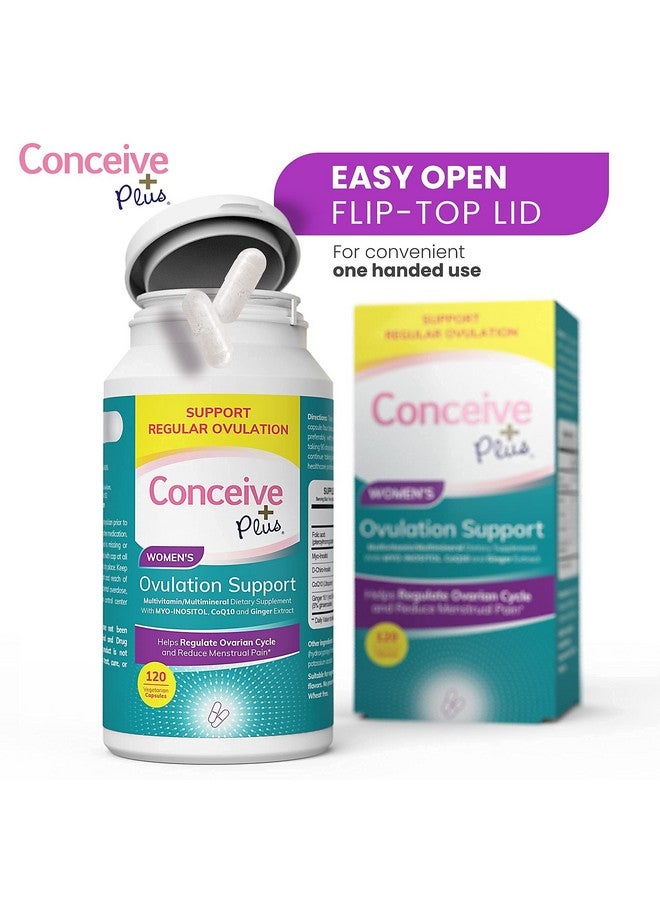 Ovulation Myoinositol & Dchiro Inositol Supplement Regulate Cycles Pcos Vitamins 120 Caps 30 Days Supply