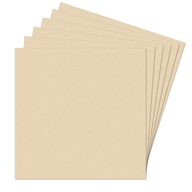 Staigain Square MDF Pine Wood 16 inch MDF Sheet for Laser Cutting Resin Art Mandala Art Pyrography Painting Board 400x400mm 4mm 3 Pcs