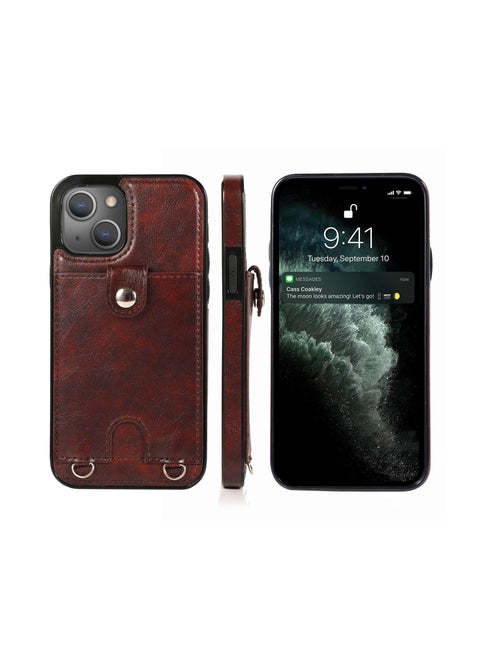 Leather Protective Back Cover Case Phone Case for iPhone