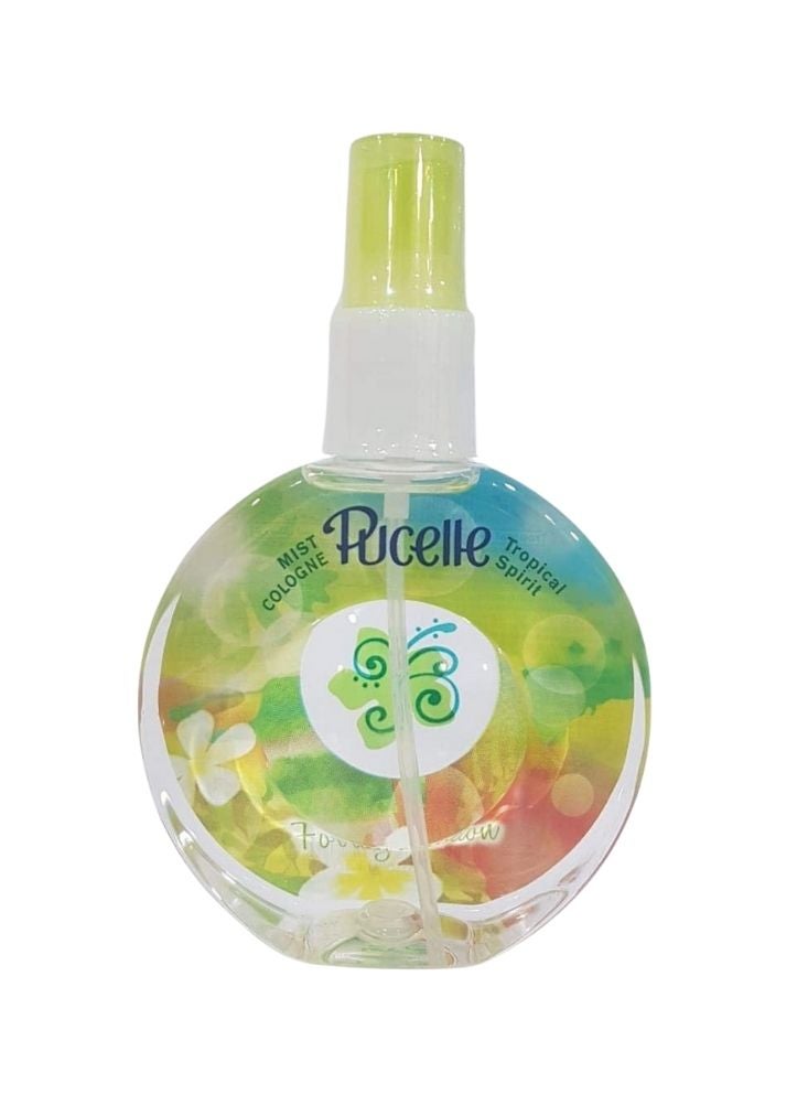 Pucelle Mist Cologne Tropical Spirit – Refreshing Floral Body Spray for Women