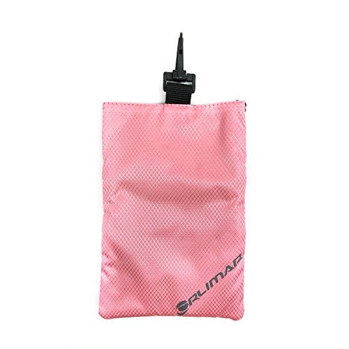 Orlimar Golf Detachable Accessory & Valuables Pouch, Blush Pink, Golfing Accessories for Men and Women, Tee Cell Phone Essentials Holder, Golf Bag Organizer with Clip - Image 2