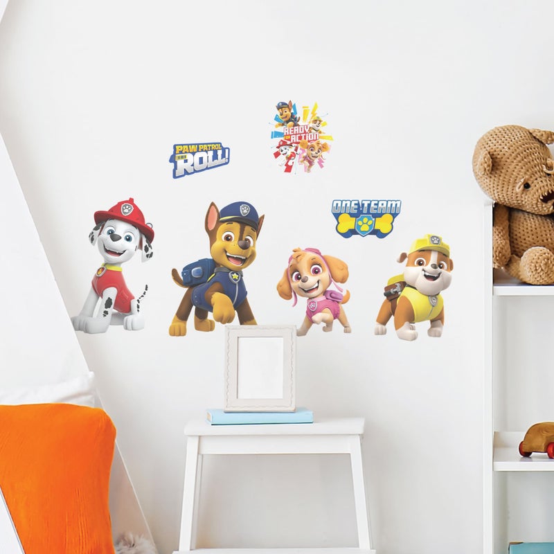 WALL PALZ Paw Patrol Puppies Wall Decals - Chase Marshall Rubble Skye Vinyl Wall Sticker Bedroom Decorations - Paw Patrol Room Decor Peel and Stick - Image 5