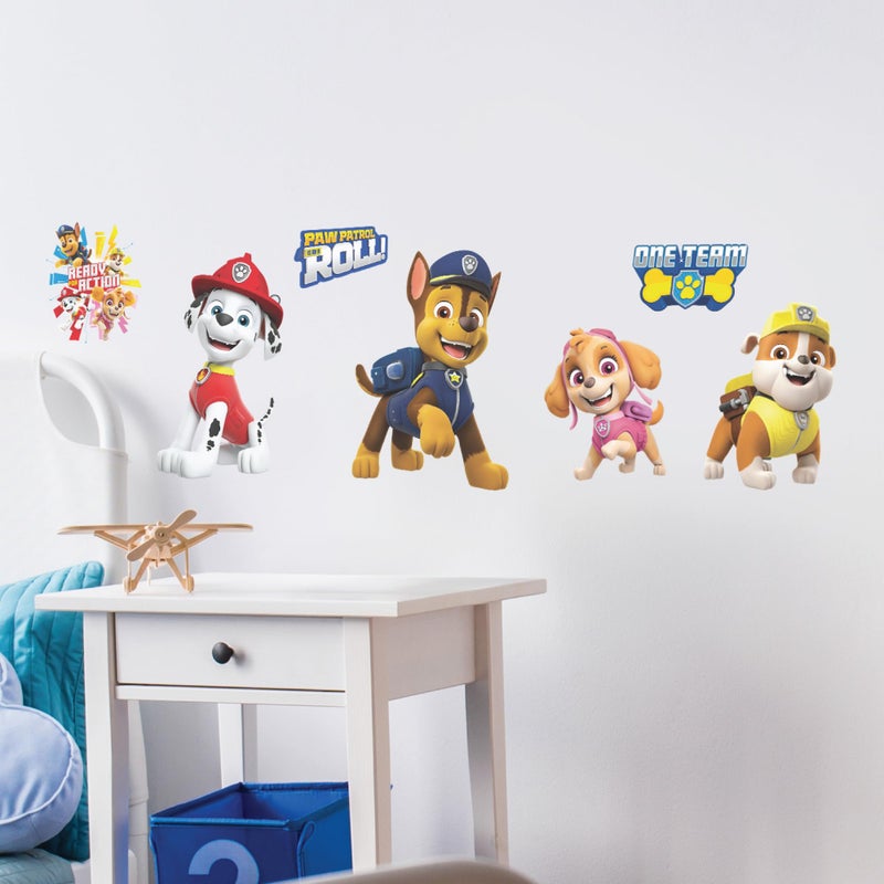 WALL PALZ Paw Patrol Puppies Wall Decals - Chase Marshall Rubble Skye Vinyl Wall Sticker Bedroom Decorations - Paw Patrol Room Decor Peel and Stick - Image 1