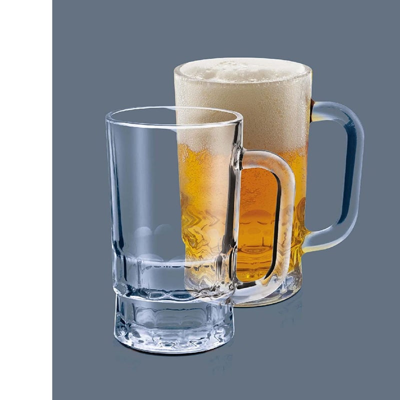 LUXURIA Unbreakable Polycarbonate High Food Graded Plastic Beer Glass for BeerJuiceCocktail etc 300 ML with Warranty 4 - Image 2