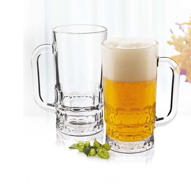 LUXURIA Unbreakable Polycarbonate High Food Graded Plastic Beer Glass for BeerJuiceCocktail etc 300 ML with Warranty 4 - Image 4