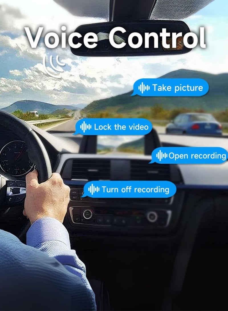 Hirige Automotive S200PRO Dual Dash Cam 4K Front + 1080P Rear, 3" IPS Display, GPS, Wi-Fi App Control, Loop Recording, G-Sensor, Parking Monitor – Free 128GB Card - Image 5