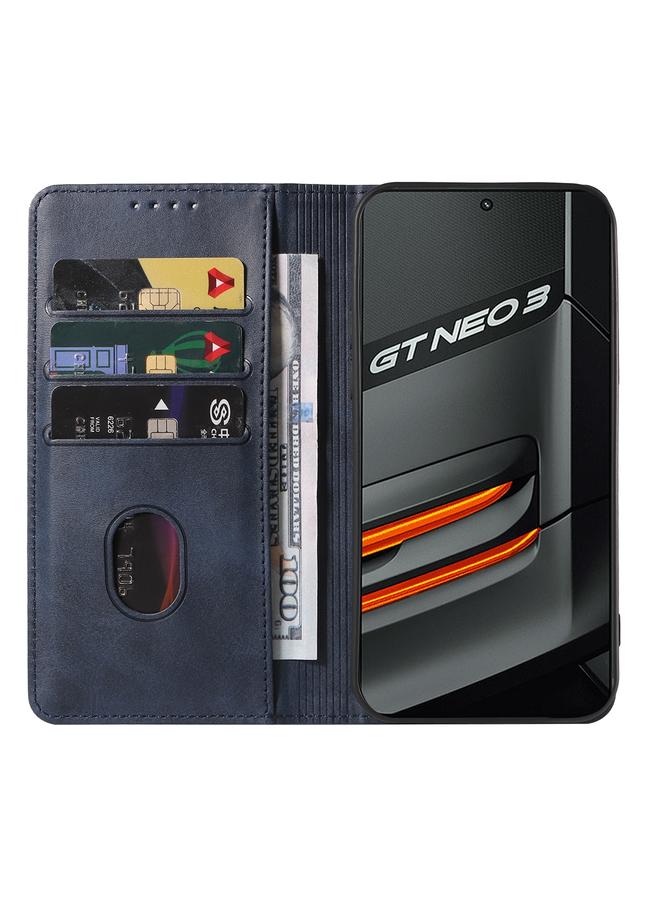 S-TOP Case For Realme GT Neo3 Magnetic Closure Leather Phone Case - Image 3