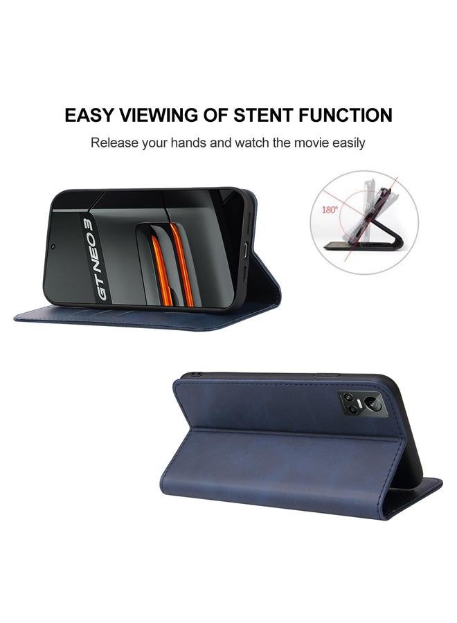 S-TOP Case For Realme GT Neo3 Magnetic Closure Leather Phone Case - Image 4