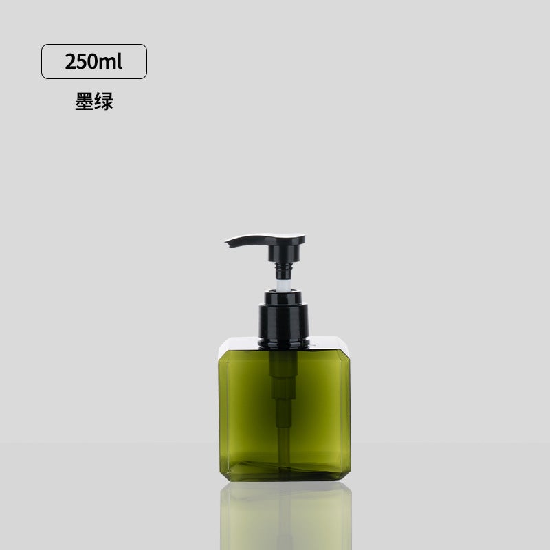Press Shampoo Shower Gel Hand Sanitizer Empty Bottle Large Capacity Angular Bottle Lotion Bottle - Image 1