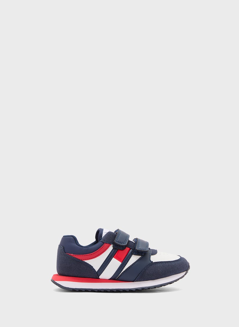 TOMMY HILFIGER Youth Low Top Velcro Sneakers  - Image 1