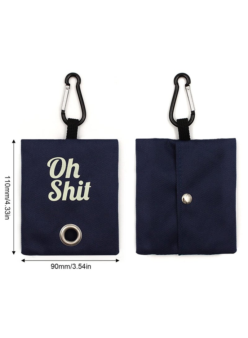 Y&D Dog excrement Bag Holder, 3 Pieces Holder Portable Waterproof Wear-Resistant Dispenser Lightweight Pet Waste with Metal Clip for Walking, Running, Hiking Must Have - Image 2