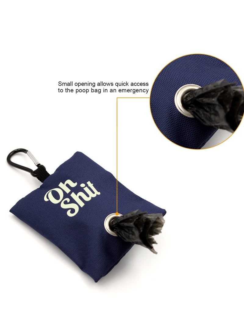 Y&D Dog excrement Bag Holder, 3 Pieces Holder Portable Waterproof Wear-Resistant Dispenser Lightweight Pet Waste with Metal Clip for Walking, Running, Hiking Must Have - Image 4