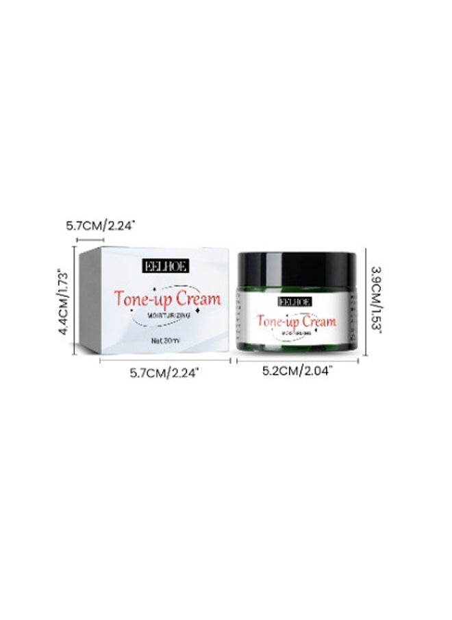EELHOE - Moisturizing Tone-up Cream Light Makeup Covering Spots, Moisturizing, Beautifying, and Brightening Skin Toner 30ML - Image 1