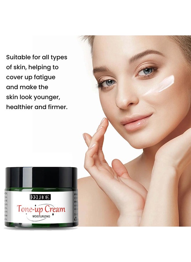 EELHOE - Moisturizing Tone-up Cream Light Makeup Covering Spots, Moisturizing, Beautifying, and Brightening Skin Toner 30ML - Image 1