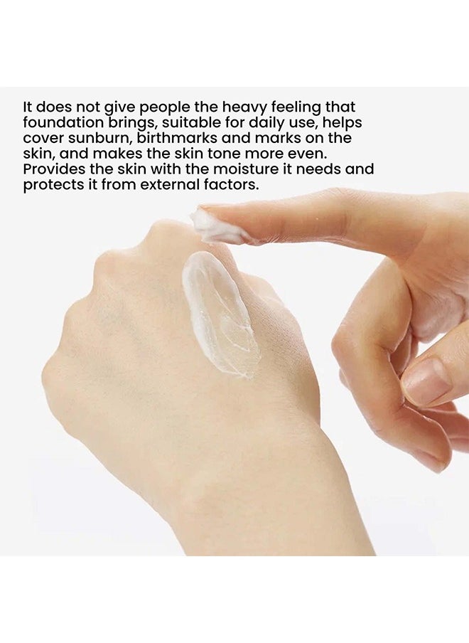 EELHOE - Moisturizing Tone-up Cream Light Makeup Covering Spots, Moisturizing, Beautifying, and Brightening Skin Toner 30ML - Image 1