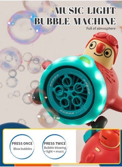 Arolo Portable Bubble Machine with Music and Lights, Anti-Leakage Design Kids Bubble Gun, Great for Outdoor Entertainment  - Image 4