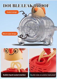 Arolo Portable Bubble Machine with Music and Lights, Anti-Leakage Design Kids Bubble Gun, Great for Outdoor Entertainment  - Image 5