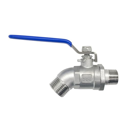 Fitvell 304 Stainless Steel 34 Garden Hose Bib Heavy Duty Outdoor Spigot 34 Male NPT x 34 GHT Male Threaded Garden Hose Faucet - Image 3