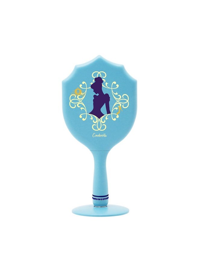 IMPRESSIONS VANITY · COMPANY - Impressions Vanity Handheld Lighted Makeup Mirror Disney Princess Cinderella Led Hand Mirror With Standing Base Makeup Vanity Mirrors With Shimmering Button And 3 Color Modes. - Image 1